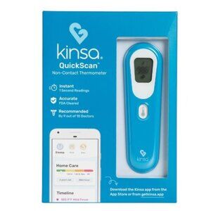 Kinsa QuickScan Non-Contact Thermometer Smart Bluetooth FDA Cleared Instant Read